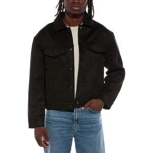 Jason Wu Mens  Trucker Jacket, Black